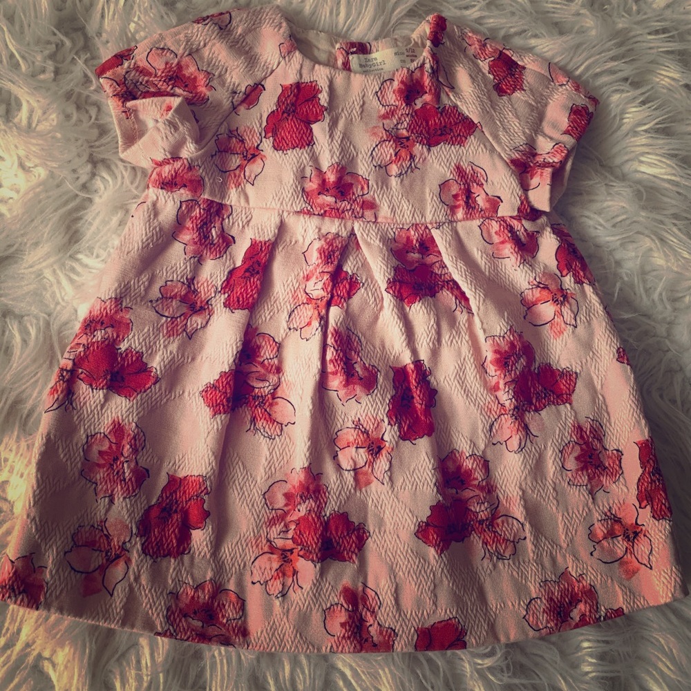 🍁Zara 9-12months baby girl floral dress